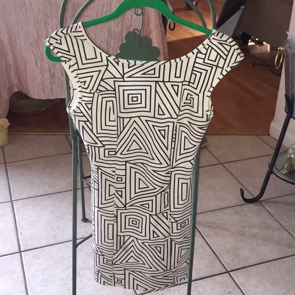 Black & White Pencil Dress